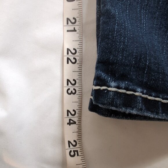 Silver Jeans Women's Blue SUKI Denim Jeans Bootcut Contrast Stitching, Size 36 - Picture 10 of 11